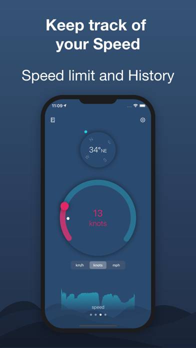 Nautic Speed and Compass Captura de pantalla de la aplicación #5