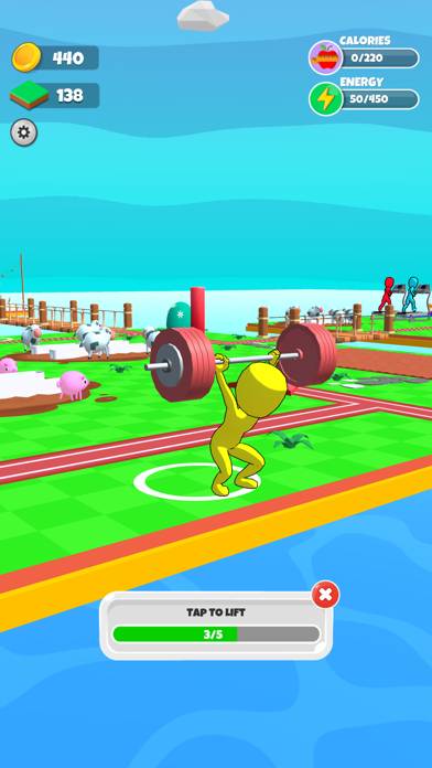 Muscle Land 3D Скриншот приложения #1