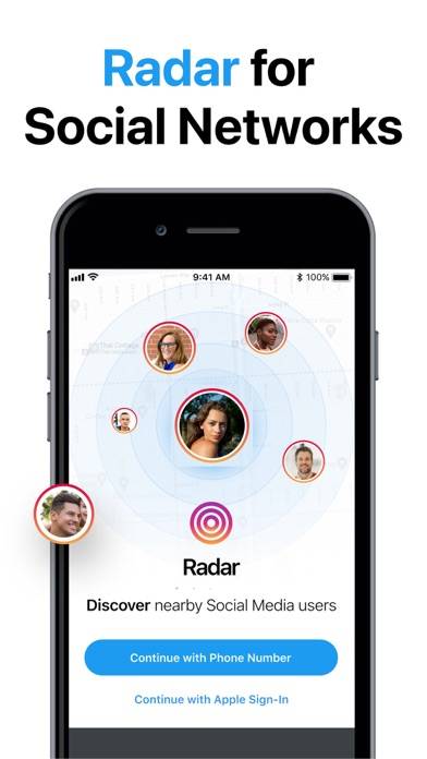 Radar for Social Media App screenshot #1
