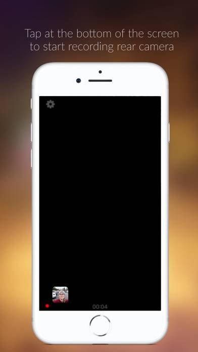 Black Screen Camera Recorder App screenshot #1