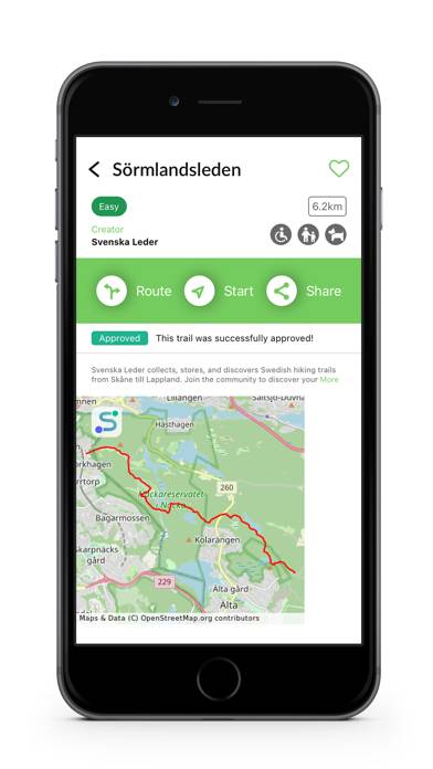 Svenska Leder App skärmdump #2