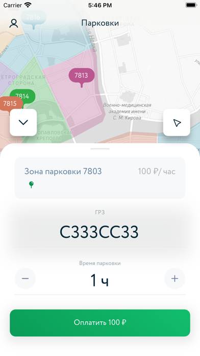 Bstr Транспорт и парковки Спб Скриншот приложения