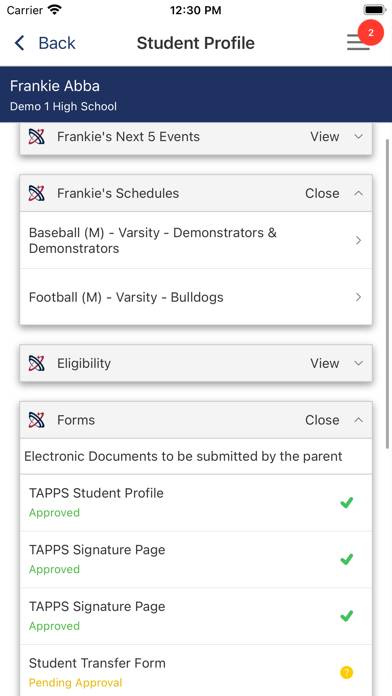 Rank One App screenshot