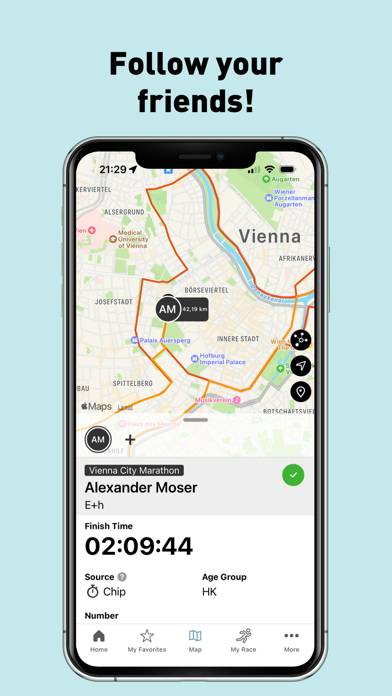 Vienna City Marathon Captura de pantalla de la aplicación #5
