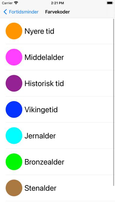 Fortidsminder i Danmark App skärmdump #5