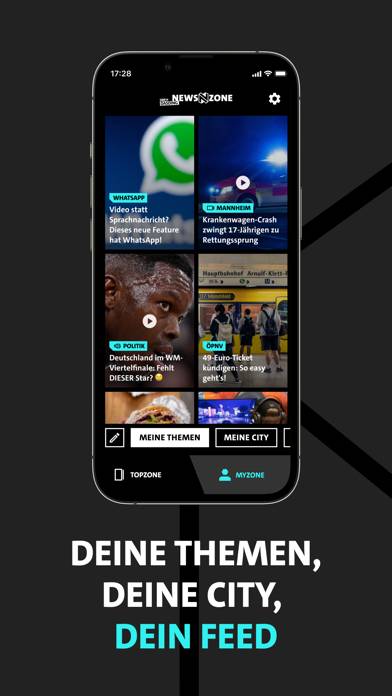 NEWSZONE – Genau deine News! App-Screenshot #3