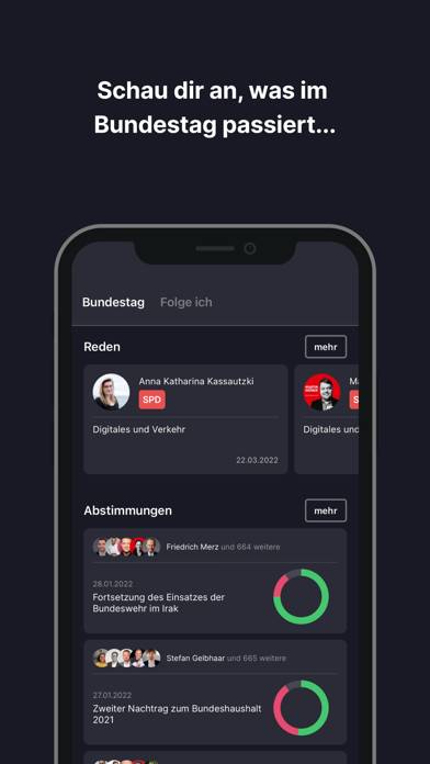 FaceTheFacts Politik & Wahlen App-Screenshot