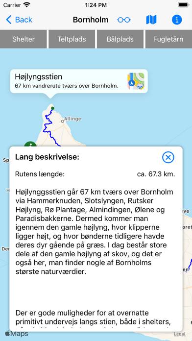 Vandreruter på Bornholm App-Screenshot #6