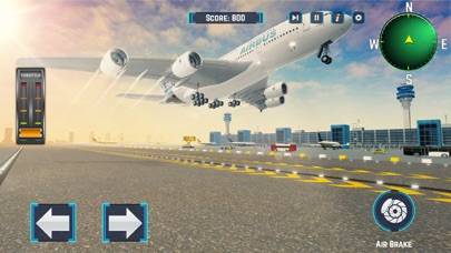 Passenger Airplane Flight Sim Captura de pantalla de la aplicación #2