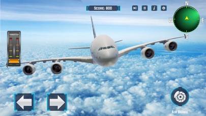 Passenger Airplane Flight Sim Captura de pantalla de la aplicación #3
