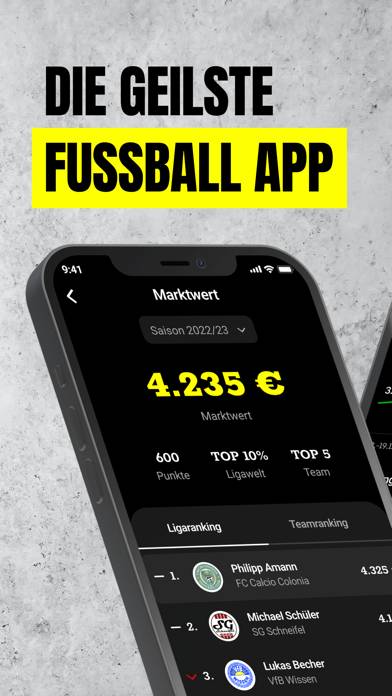 Prematch: Echter Fußball App-Screenshot #1