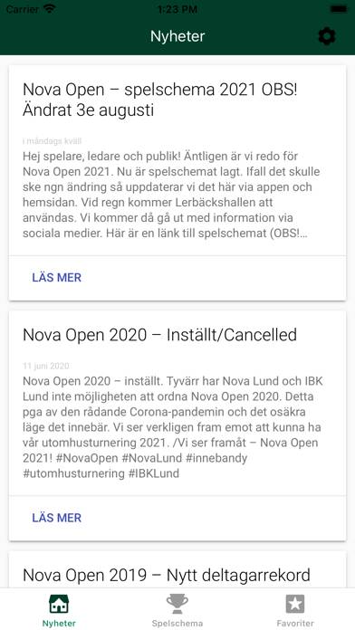 Nova Open i Lund screenshot