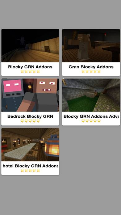 Blocky Granny Addon For MCPE game screenshot