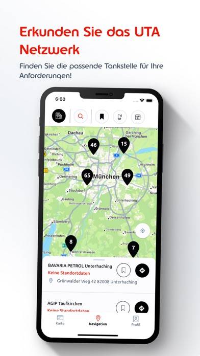 UTA Edenred Drive Schermata dell'app