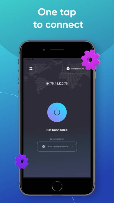 OpticalVPN: VPN Mobile Proxy App screenshot