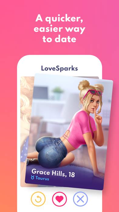 Love Sparks: Chat Dating Game Скриншот приложения #4