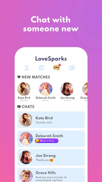 Love Sparks: Chat Dating Game Captura de pantalla de la aplicación #6
