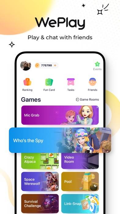 WePlay App screenshot #1