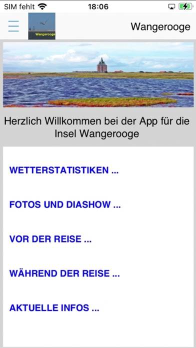 Wangerooge App für den Urlaub App-Screenshot #1