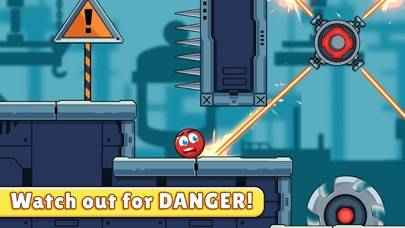 Red Bounce Ball Heroes Скриншот приложения #4