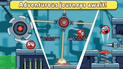 Red Bounce Ball Heroes Скриншот приложения #5