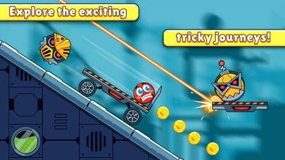 Red Bounce Ball Heroes Скриншот приложения #6