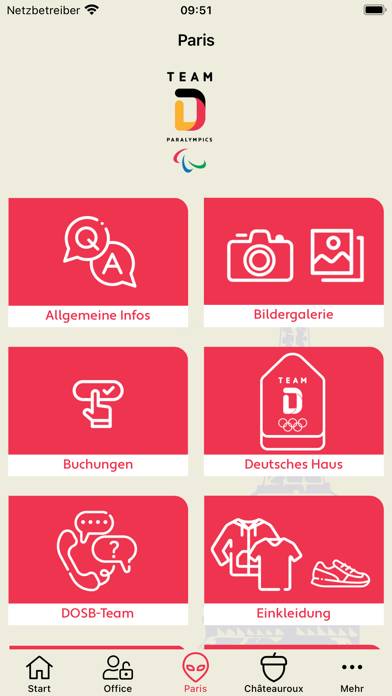 Team D Paralympics App-Screenshot