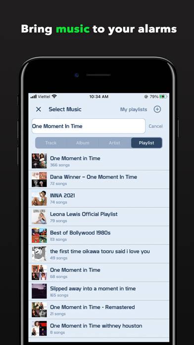 Music Alarm for Spotify Schermata dell'app #3