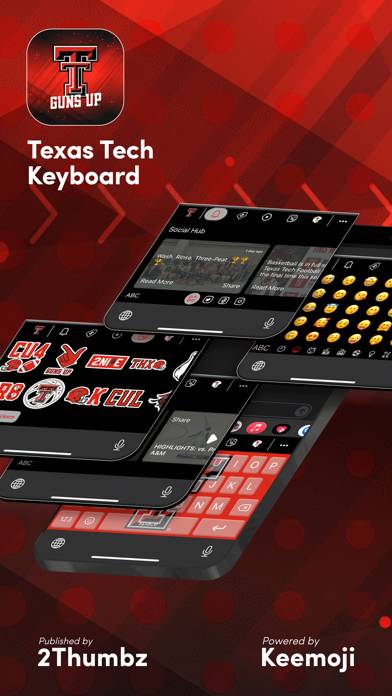 Texas Tech Official Keyboard screenshot