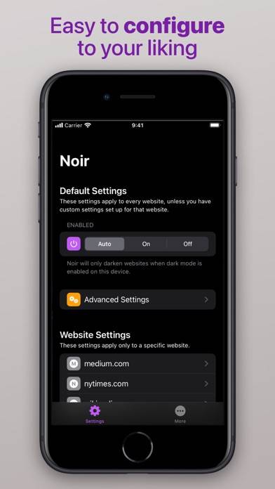 Noir App-Screenshot #3