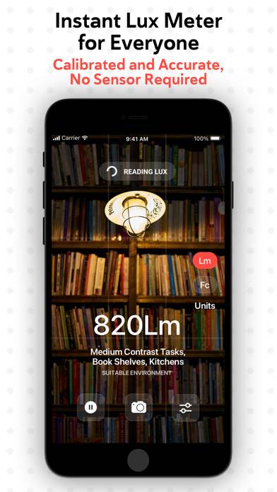 Pocket Lux Meter Schermata dell'app #1