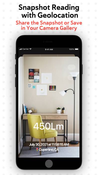 Pocket Lux Meter Schermata dell'app #5