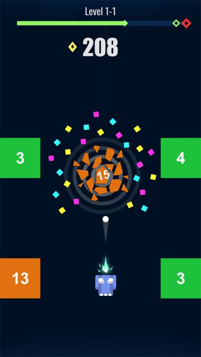 Fire Hero 2D: Space Shooter App skärmdump #1