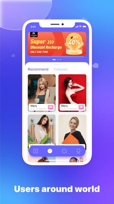 BiLiv：Live Video Chat App screenshot #1