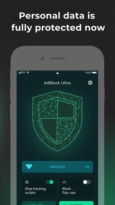 AdBlock Ultra Captura de pantalla de la aplicación #2