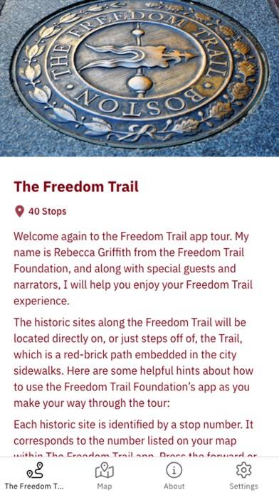 Official Freedom Trail App Schermata dell'app #2