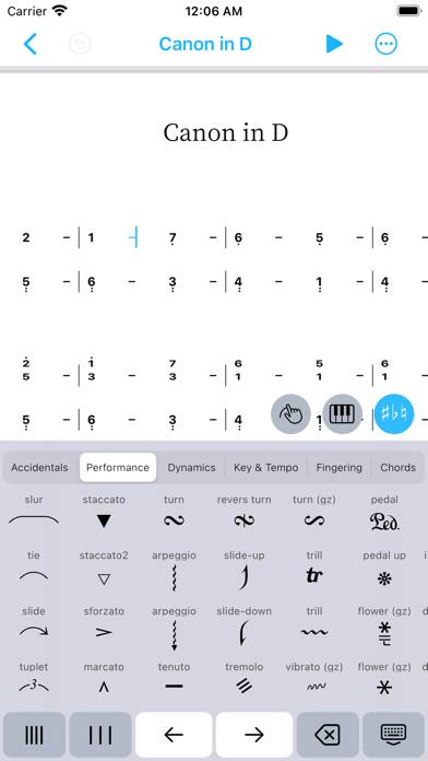 NumScore Schermata dell'app #3