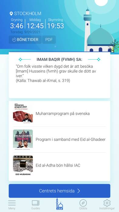 Imam Ali Islamic Center App screenshot #1