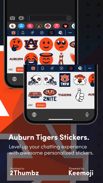 Auburn Tigers Keyboard App screenshot