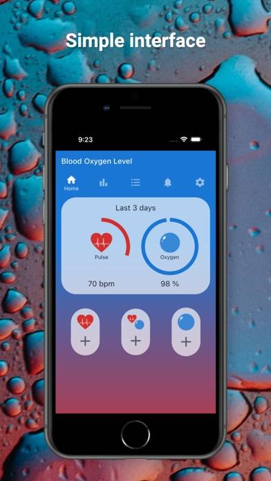 Blood Oxygen Level App preview #3
