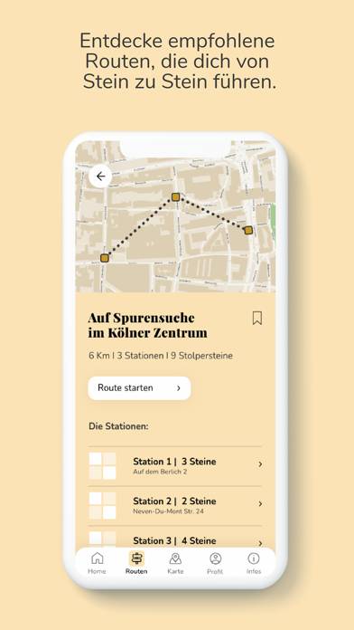 Stolpersteine NRW App-Screenshot #3