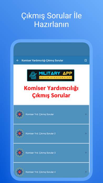 Paem ve Misyon Koruma Sınavı App screenshot