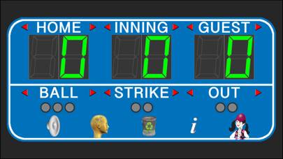 Baseball Scoreboard Deluxe App screenshot #2