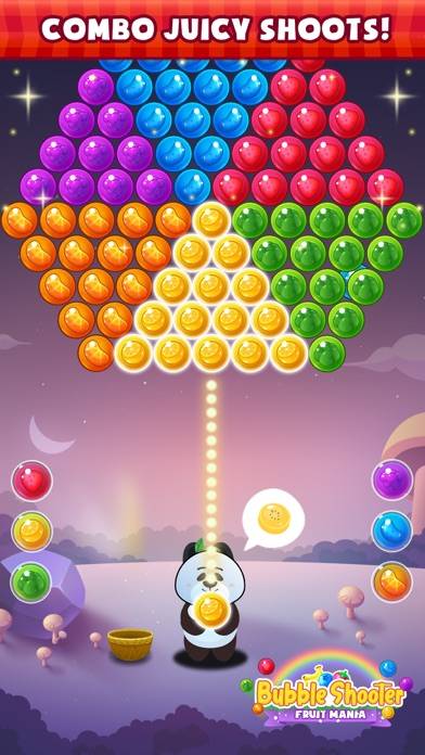 Bubble Fruit Pop Shooter Mania Schermata dell'app #2
