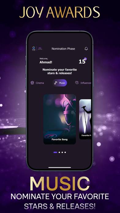 Joy Awards App skärmdump