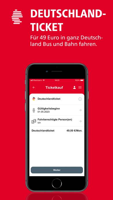 Rheinbahn App-Screenshot #2