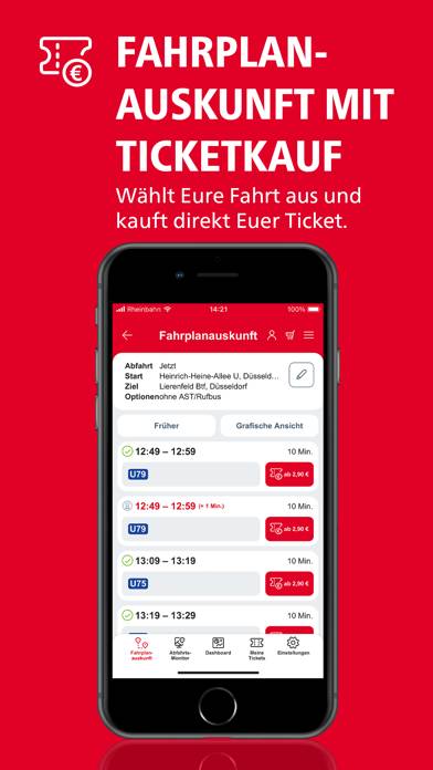 Rheinbahn App-Screenshot #5