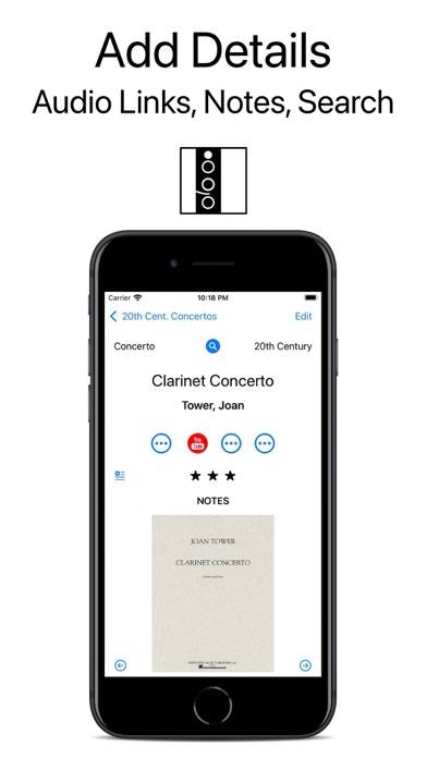 Clarinet Repertoire App screenshot