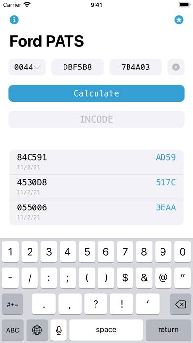 Ford PATS Incode Calculator App preview #4