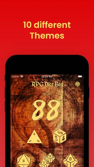 RPG Dice Bag: a simple roller App-Screenshot #4